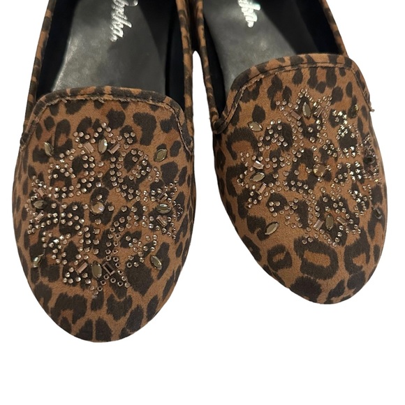 Paprika Saba Leopard Print Flats 5.5 - Picture 3 of 7
